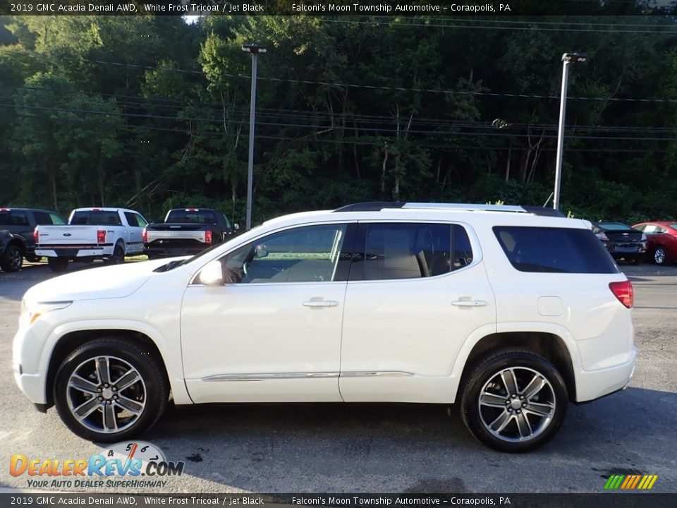 White Frost Tricoat 2019 GMC Acadia Denali AWD Photo #5