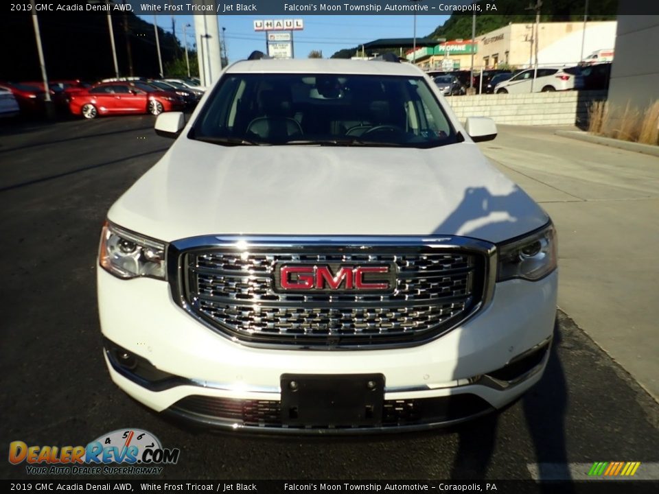 2019 GMC Acadia Denali AWD White Frost Tricoat / Jet Black Photo #7