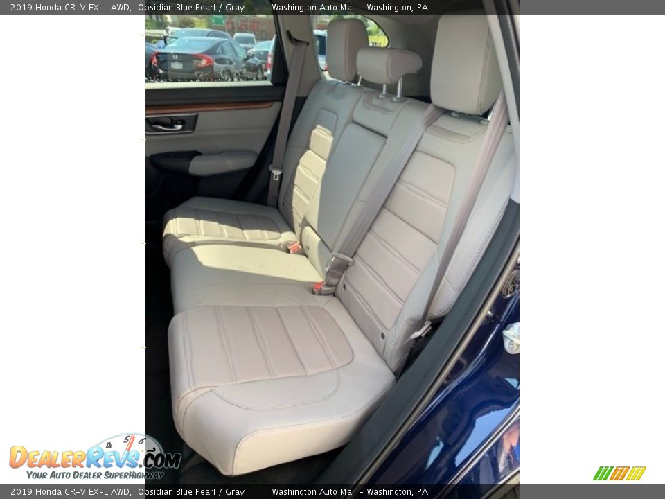 2019 Honda CR-V EX-L AWD Obsidian Blue Pearl / Gray Photo #18