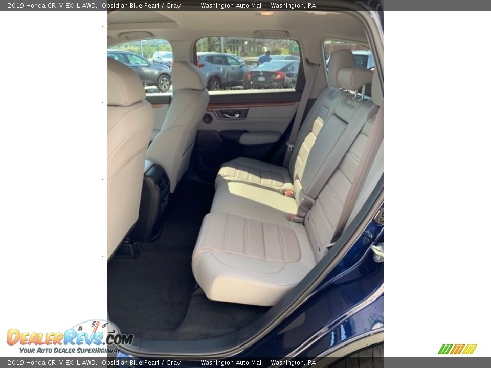 2019 Honda CR-V EX-L AWD Obsidian Blue Pearl / Gray Photo #19