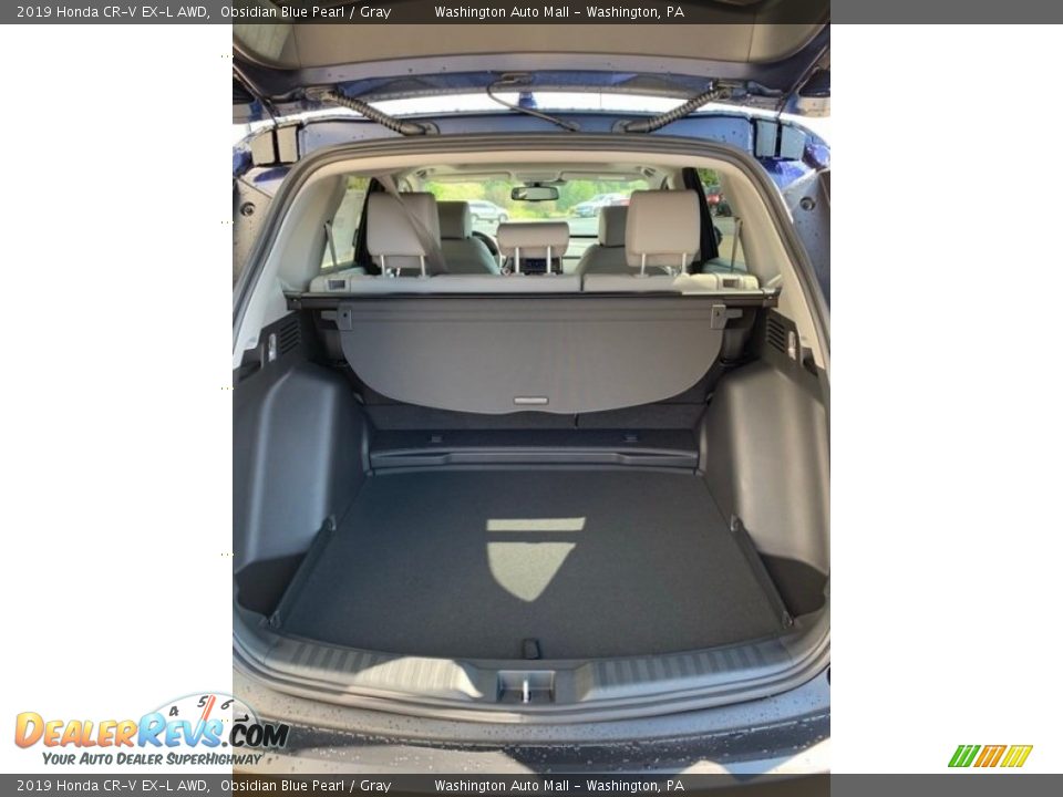 2019 Honda CR-V EX-L AWD Obsidian Blue Pearl / Gray Photo #21