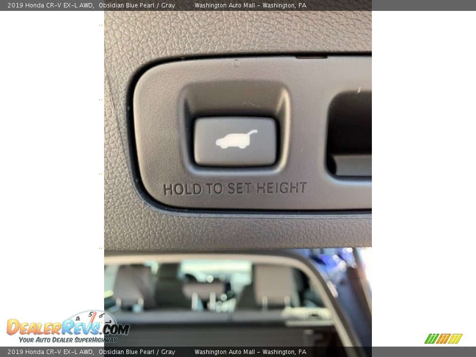 2019 Honda CR-V EX-L AWD Obsidian Blue Pearl / Gray Photo #22