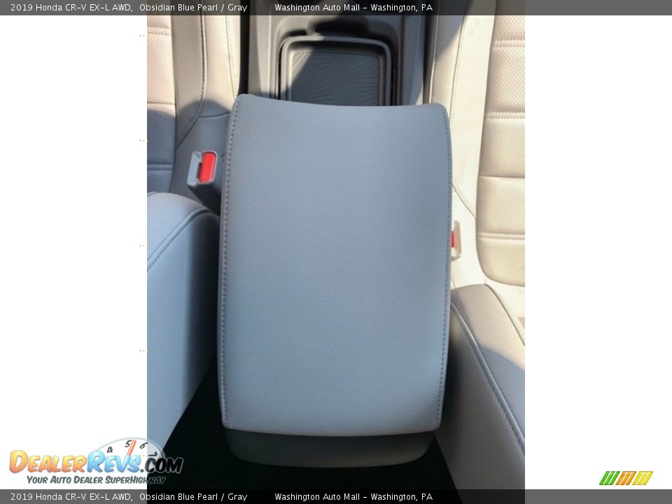 2019 Honda CR-V EX-L AWD Obsidian Blue Pearl / Gray Photo #36