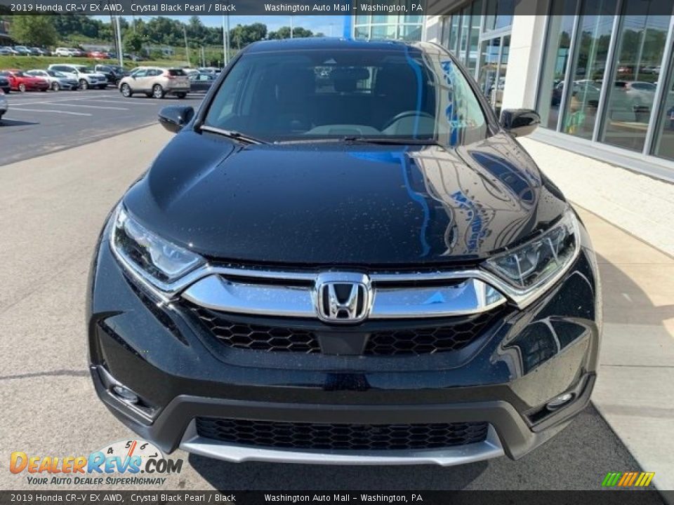 2019 Honda CR-V EX AWD Crystal Black Pearl / Black Photo #3