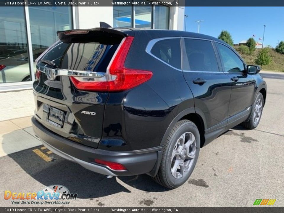 2019 Honda CR-V EX AWD Crystal Black Pearl / Black Photo #7