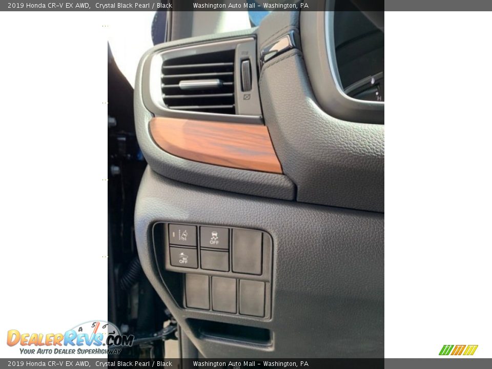 2019 Honda CR-V EX AWD Crystal Black Pearl / Black Photo #12