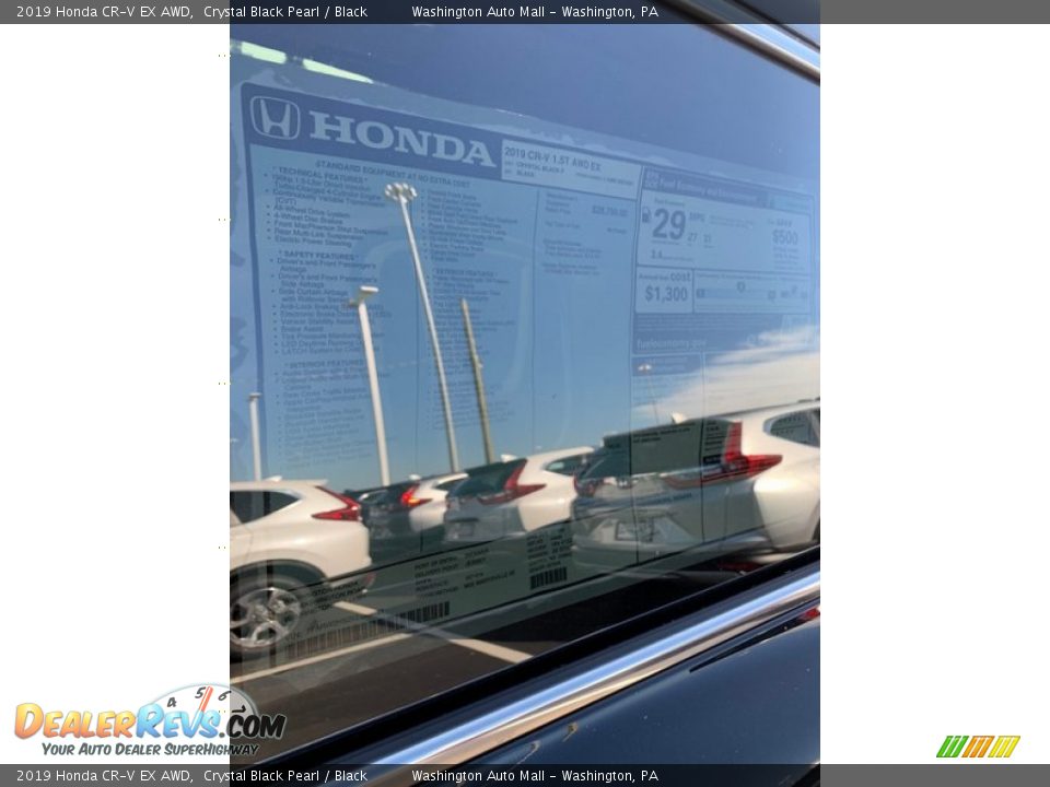 2019 Honda CR-V EX AWD Crystal Black Pearl / Black Photo #15