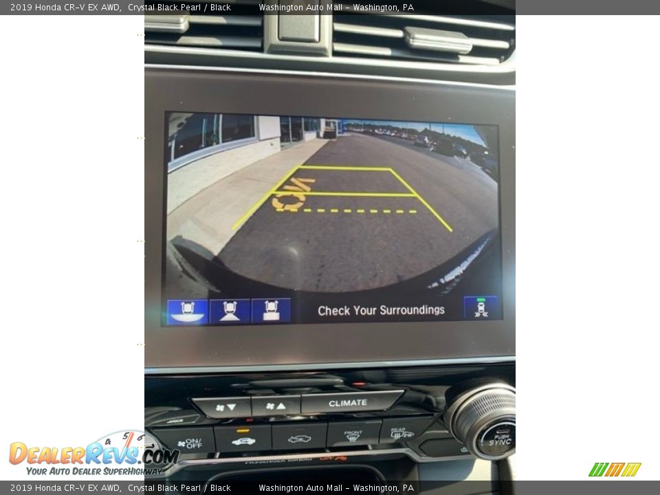 2019 Honda CR-V EX AWD Crystal Black Pearl / Black Photo #33