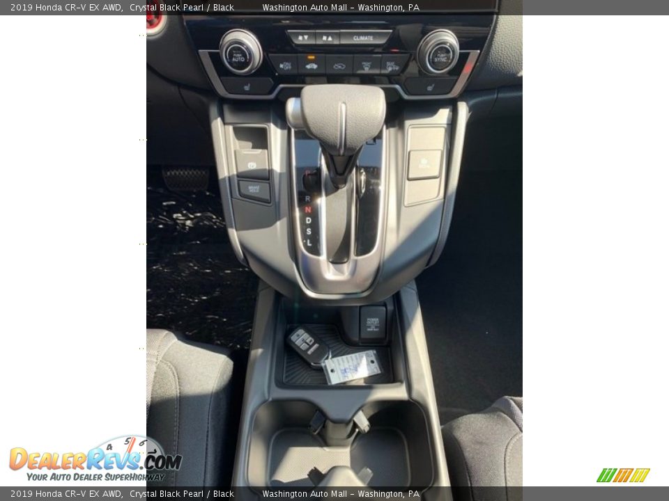 2019 Honda CR-V EX AWD Crystal Black Pearl / Black Photo #34