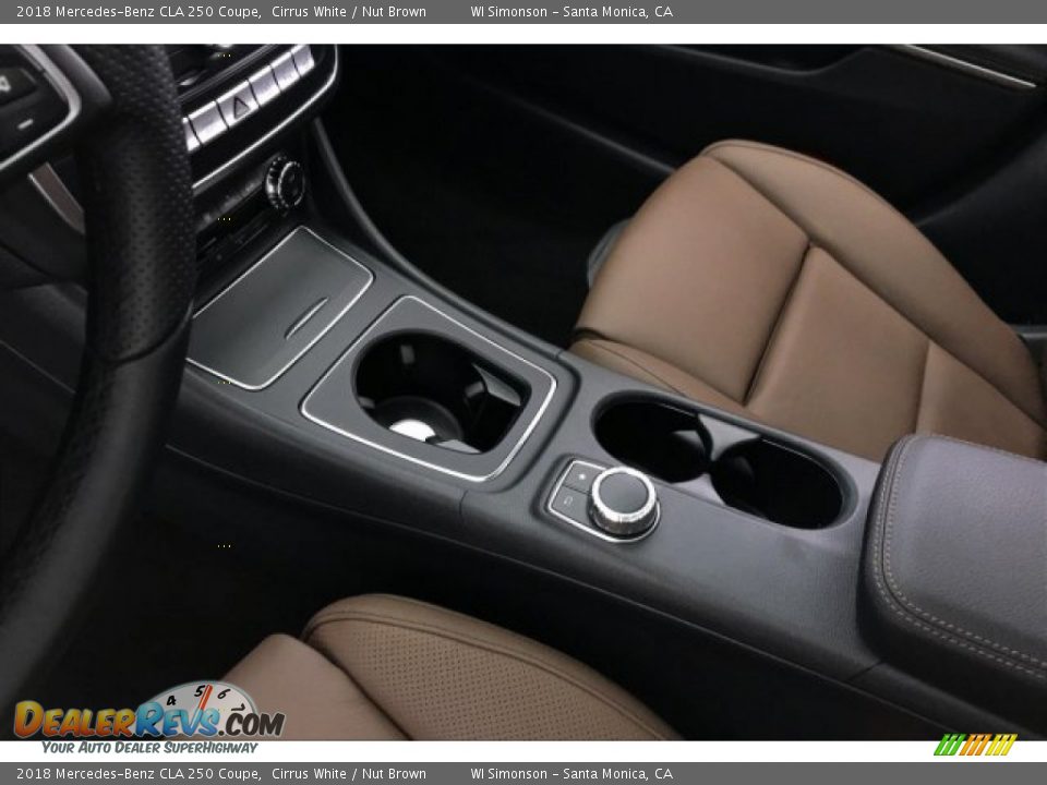 2018 Mercedes-Benz CLA 250 Coupe Cirrus White / Nut Brown Photo #23