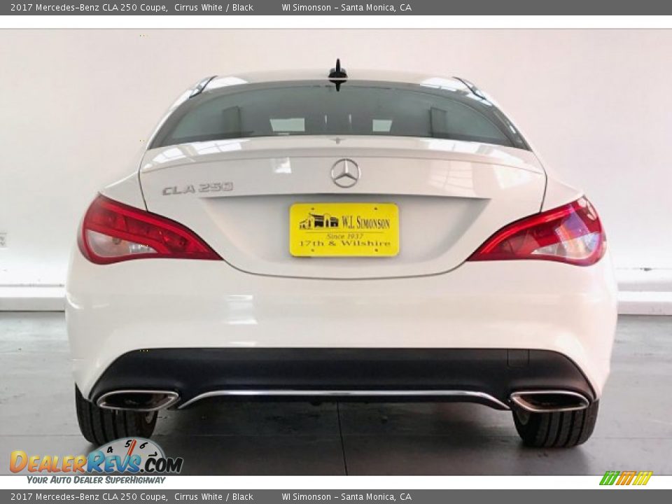 2017 Mercedes-Benz CLA 250 Coupe Cirrus White / Black Photo #3