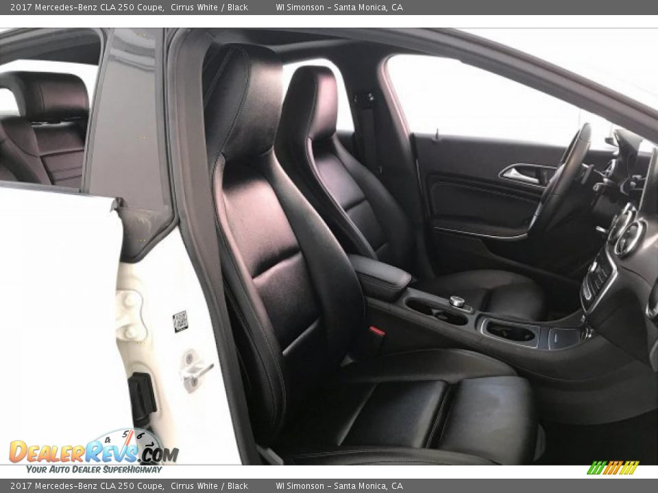 2017 Mercedes-Benz CLA 250 Coupe Cirrus White / Black Photo #6
