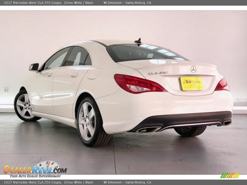 2017 Mercedes-Benz CLA 250 Coupe Cirrus White / Black Photo #10