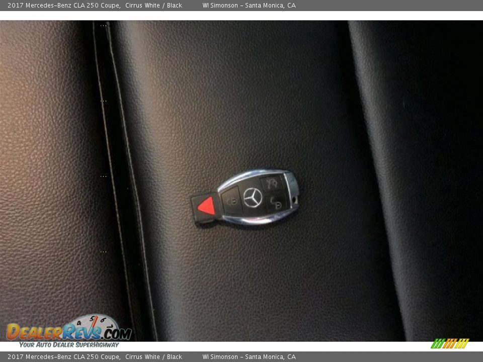 2017 Mercedes-Benz CLA 250 Coupe Cirrus White / Black Photo #11