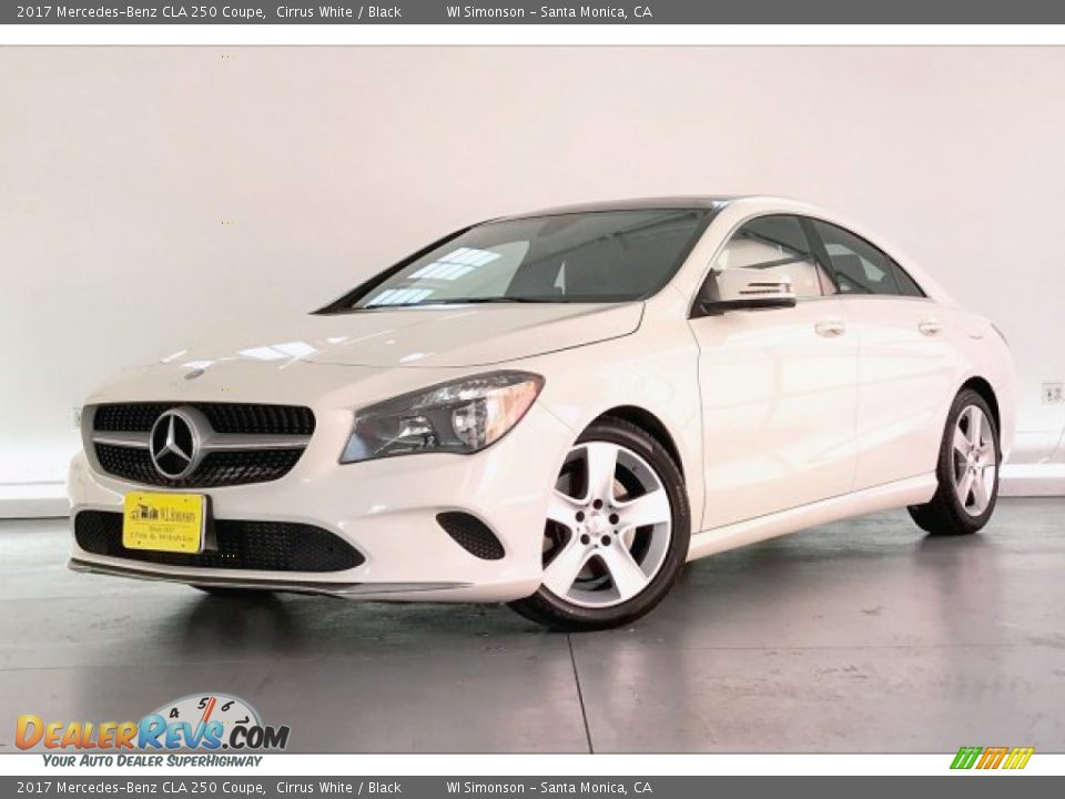 2017 Mercedes-Benz CLA 250 Coupe Cirrus White / Black Photo #12