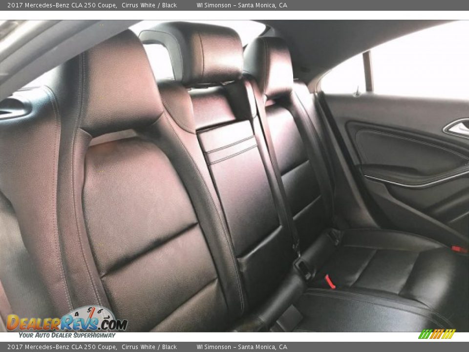 2017 Mercedes-Benz CLA 250 Coupe Cirrus White / Black Photo #13
