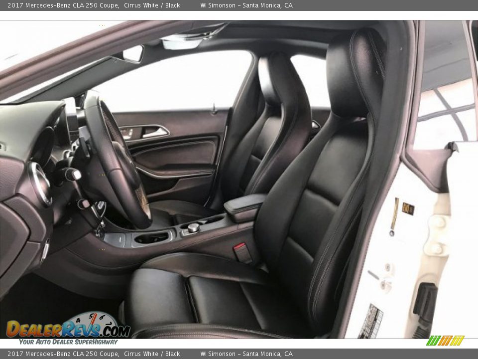 2017 Mercedes-Benz CLA 250 Coupe Cirrus White / Black Photo #14