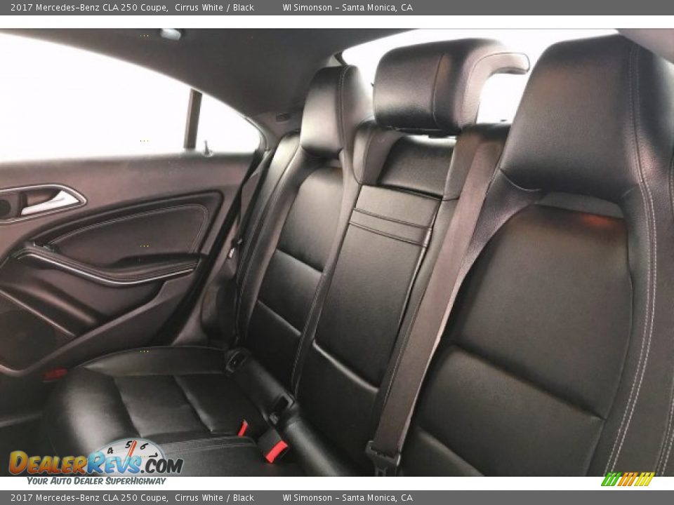 2017 Mercedes-Benz CLA 250 Coupe Cirrus White / Black Photo #15