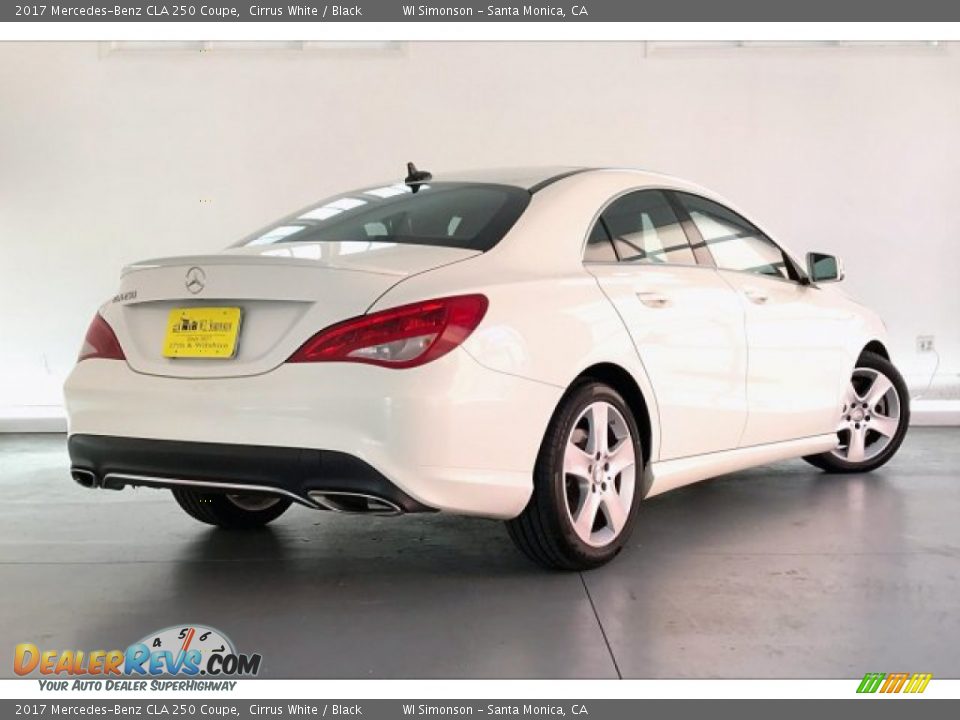 2017 Mercedes-Benz CLA 250 Coupe Cirrus White / Black Photo #16