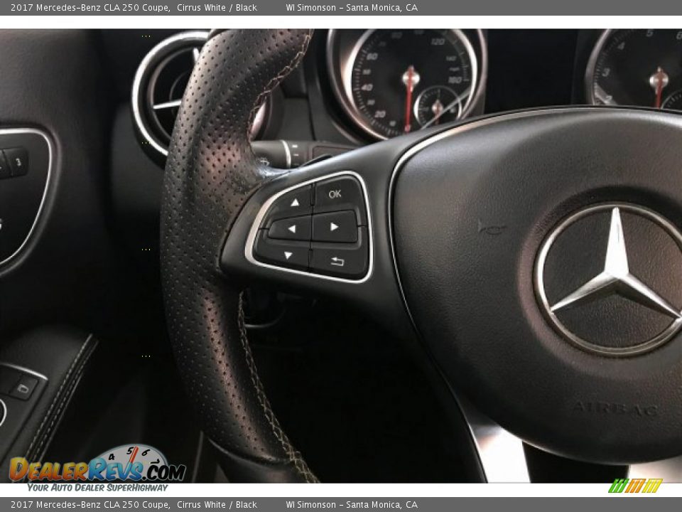 2017 Mercedes-Benz CLA 250 Coupe Cirrus White / Black Photo #18