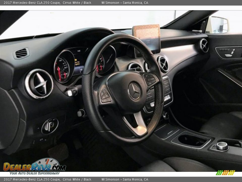 2017 Mercedes-Benz CLA 250 Coupe Cirrus White / Black Photo #22