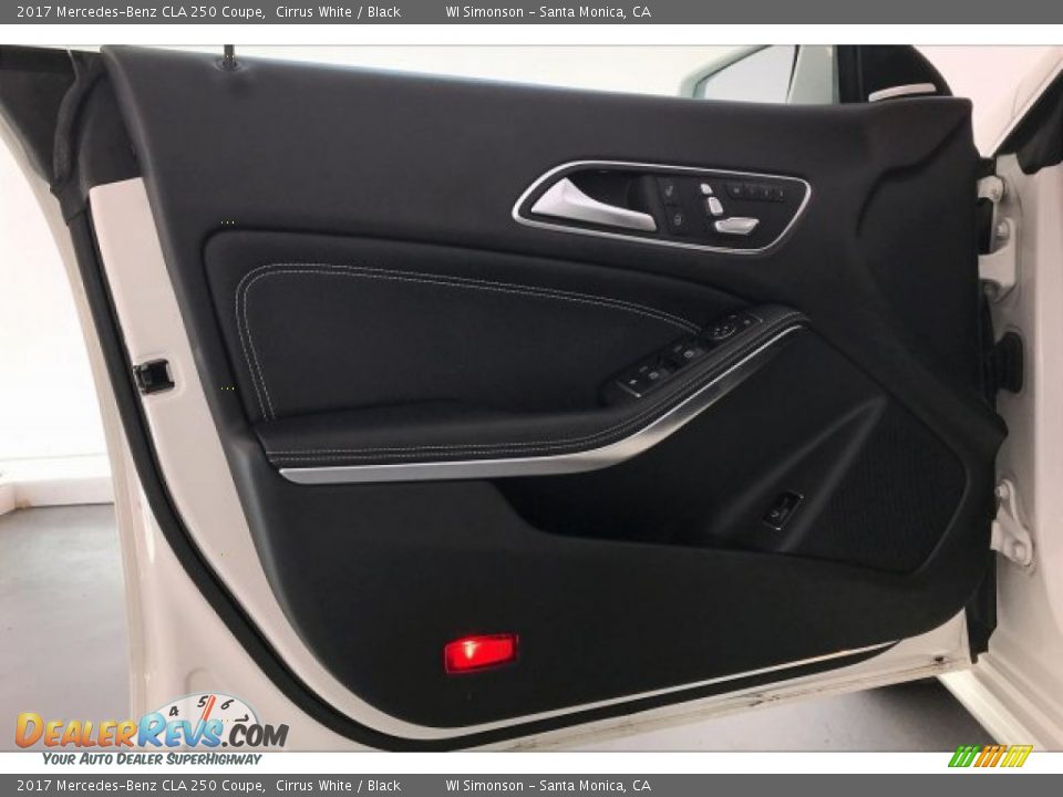 2017 Mercedes-Benz CLA 250 Coupe Cirrus White / Black Photo #25