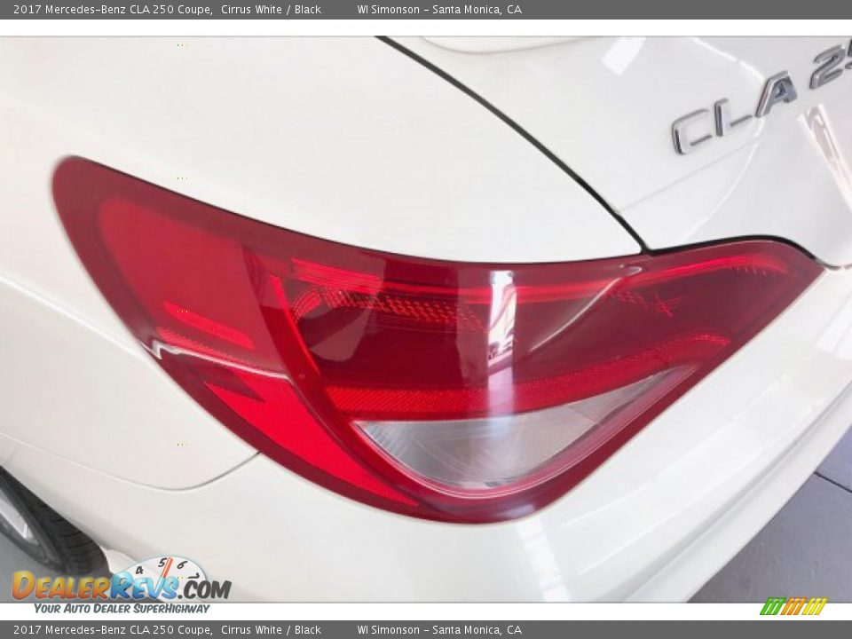 2017 Mercedes-Benz CLA 250 Coupe Cirrus White / Black Photo #26