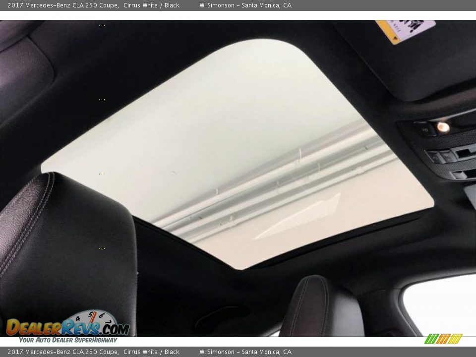 2017 Mercedes-Benz CLA 250 Coupe Cirrus White / Black Photo #29
