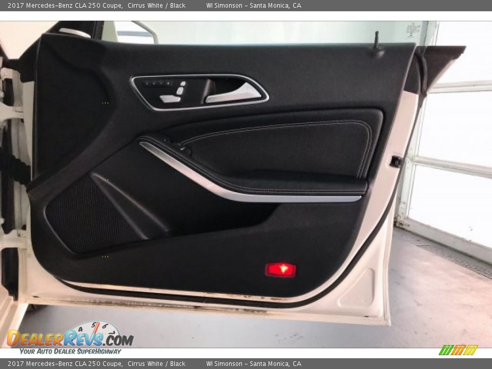 2017 Mercedes-Benz CLA 250 Coupe Cirrus White / Black Photo #30
