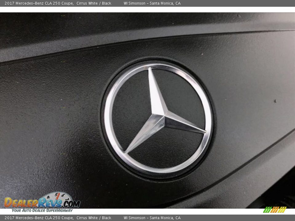 2017 Mercedes-Benz CLA 250 Coupe Cirrus White / Black Photo #31