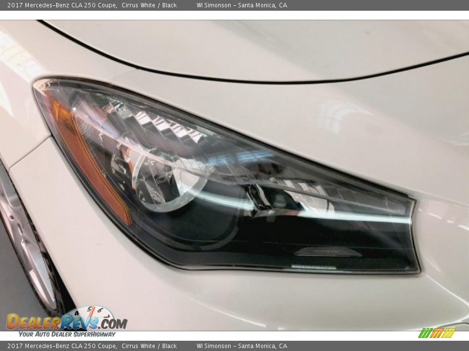 2017 Mercedes-Benz CLA 250 Coupe Cirrus White / Black Photo #32
