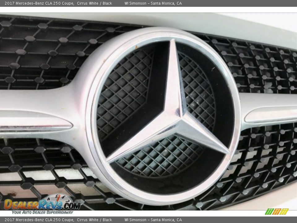 2017 Mercedes-Benz CLA 250 Coupe Cirrus White / Black Photo #33