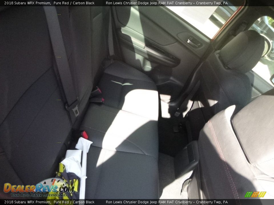 2018 Subaru WRX Premium Pure Red / Carbon Black Photo #10