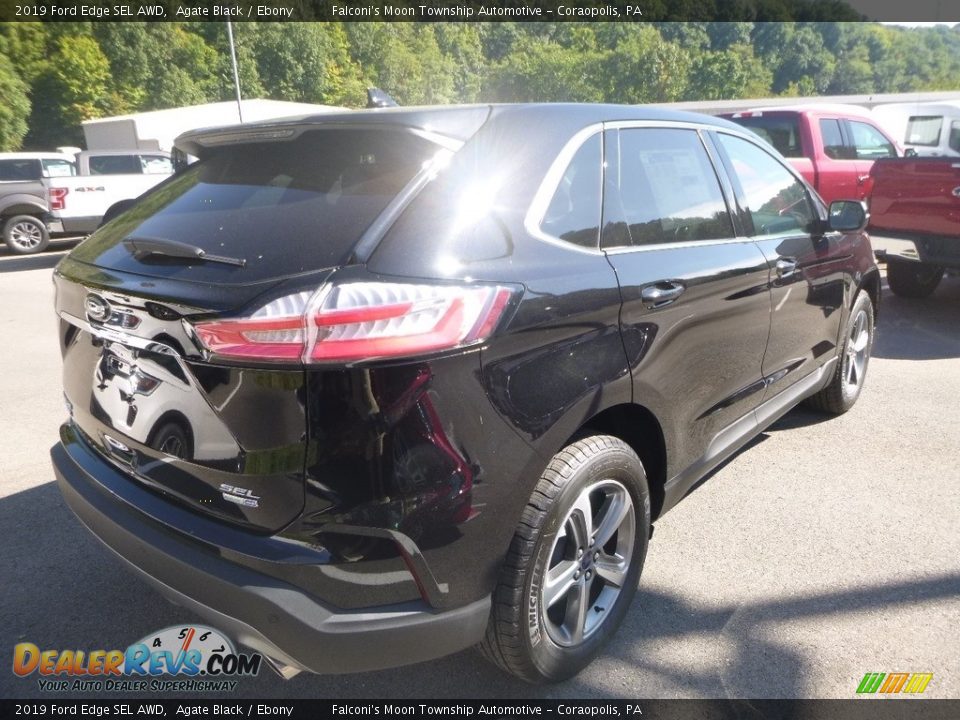 2019 Ford Edge SEL AWD Agate Black / Ebony Photo #2