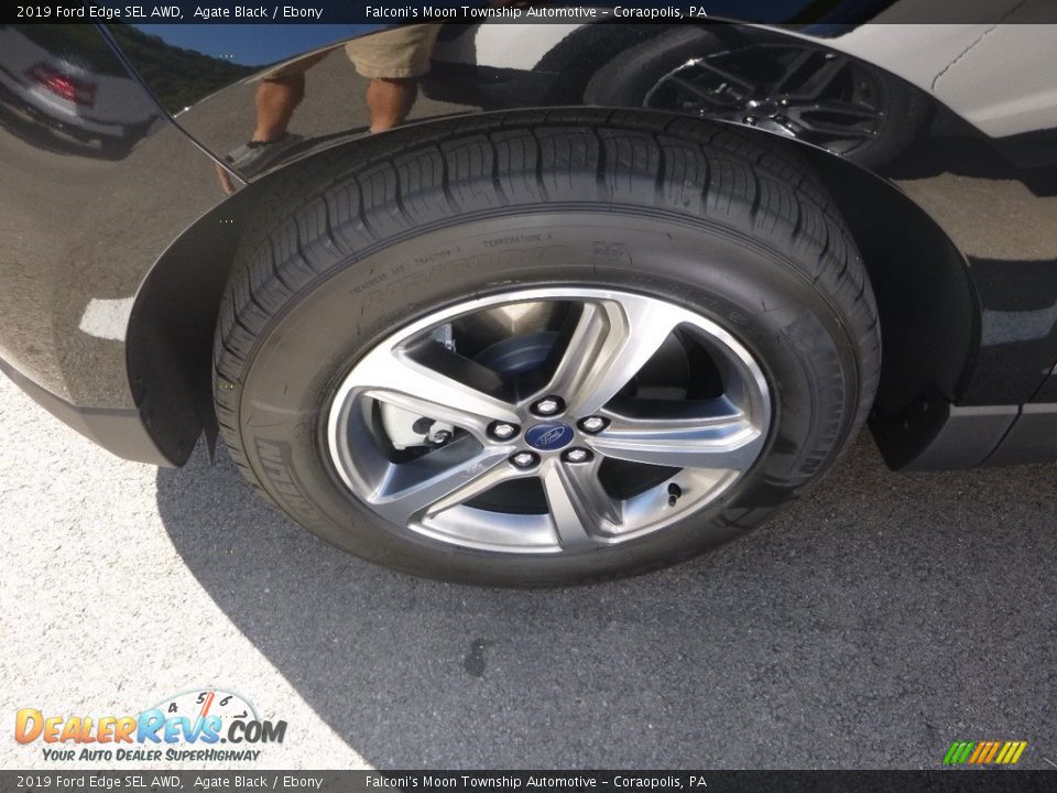2019 Ford Edge SEL AWD Agate Black / Ebony Photo #6