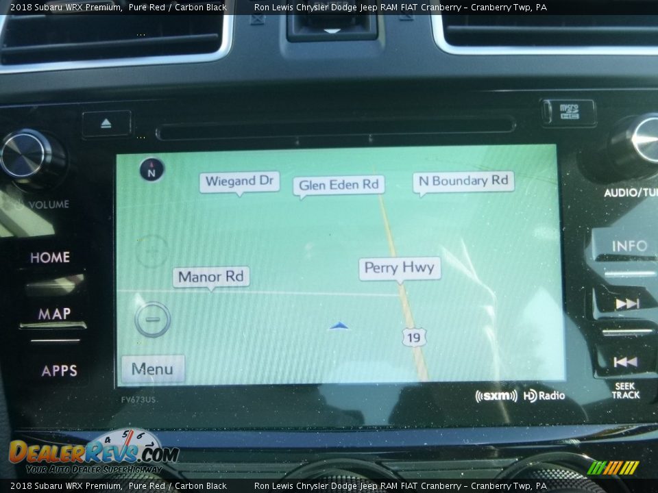 Navigation of 2018 Subaru WRX Premium Photo #17