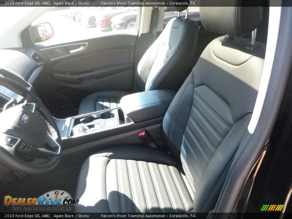2019 Ford Edge SEL AWD Agate Black / Ebony Photo #9