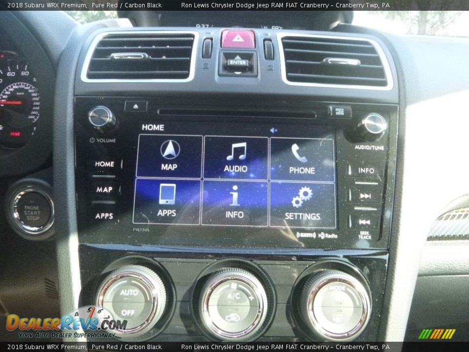 Controls of 2018 Subaru WRX Premium Photo #18