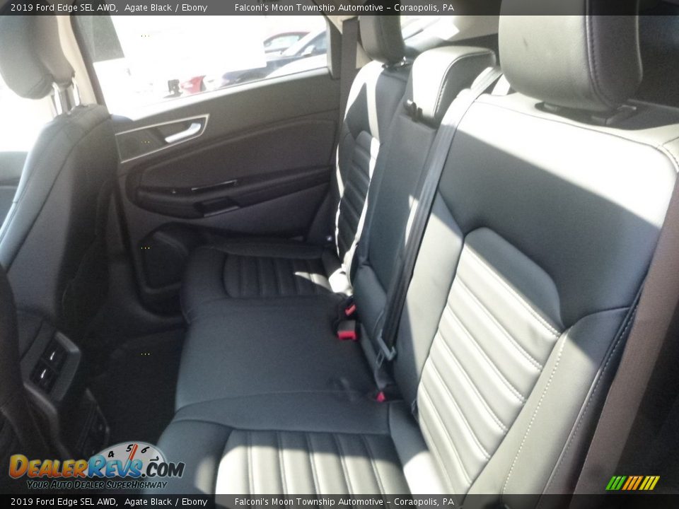 2019 Ford Edge SEL AWD Agate Black / Ebony Photo #10
