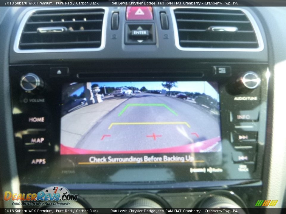 2018 Subaru WRX Premium Pure Red / Carbon Black Photo #19