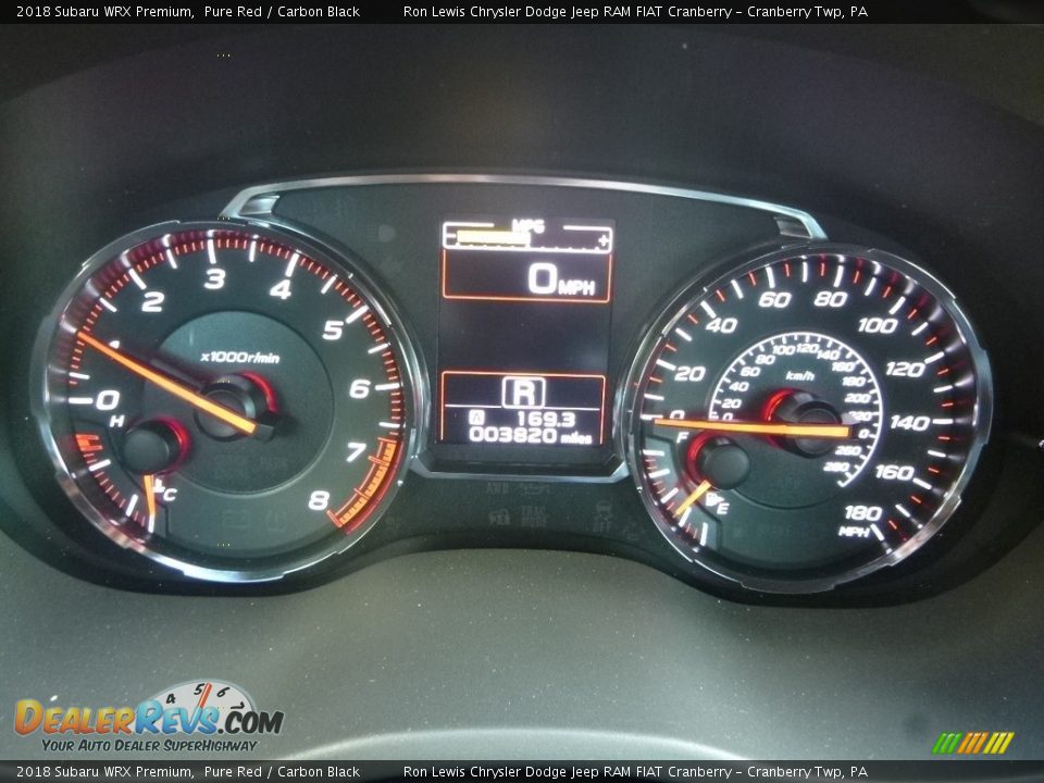 2018 Subaru WRX Premium Gauges Photo #20
