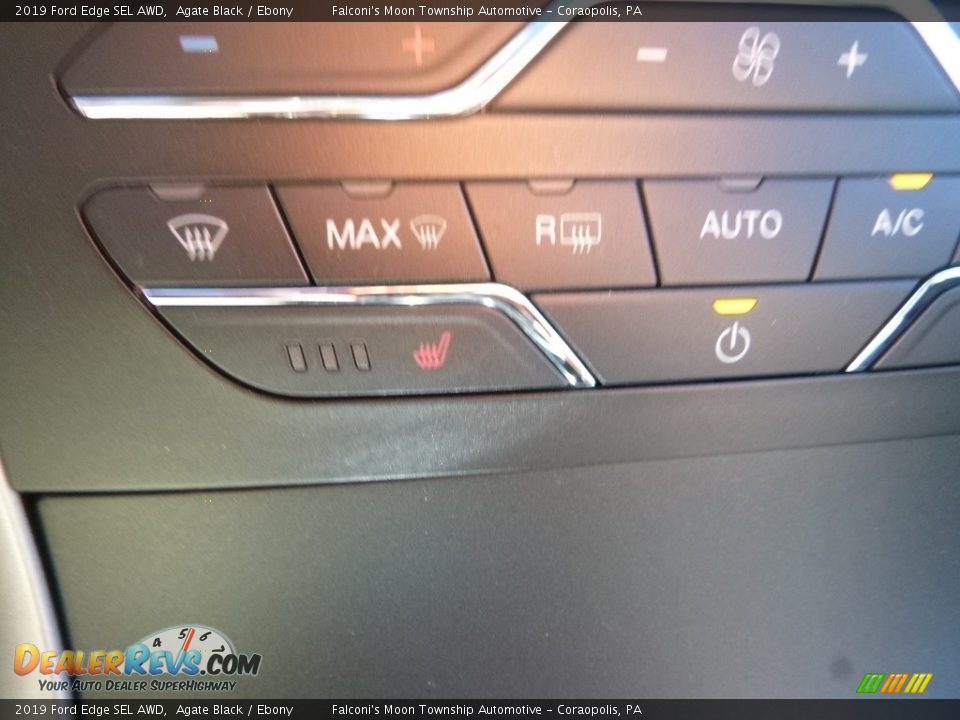 2019 Ford Edge SEL AWD Agate Black / Ebony Photo #15