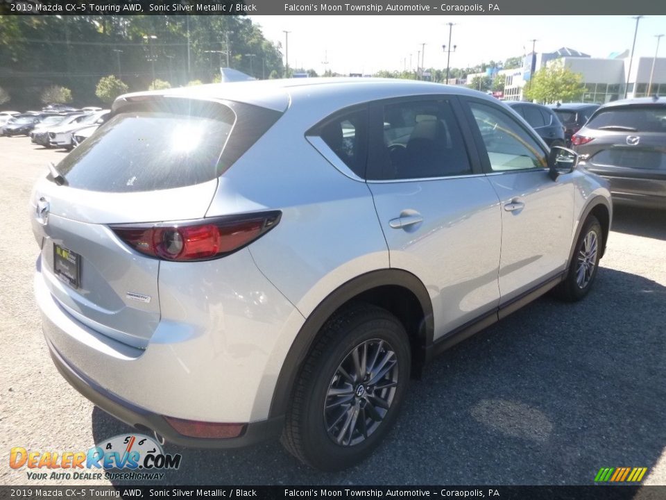 2019 Mazda CX-5 Touring AWD Sonic Silver Metallic / Black Photo #2
