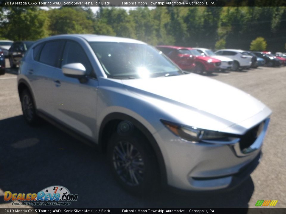 2019 Mazda CX-5 Touring AWD Sonic Silver Metallic / Black Photo #3