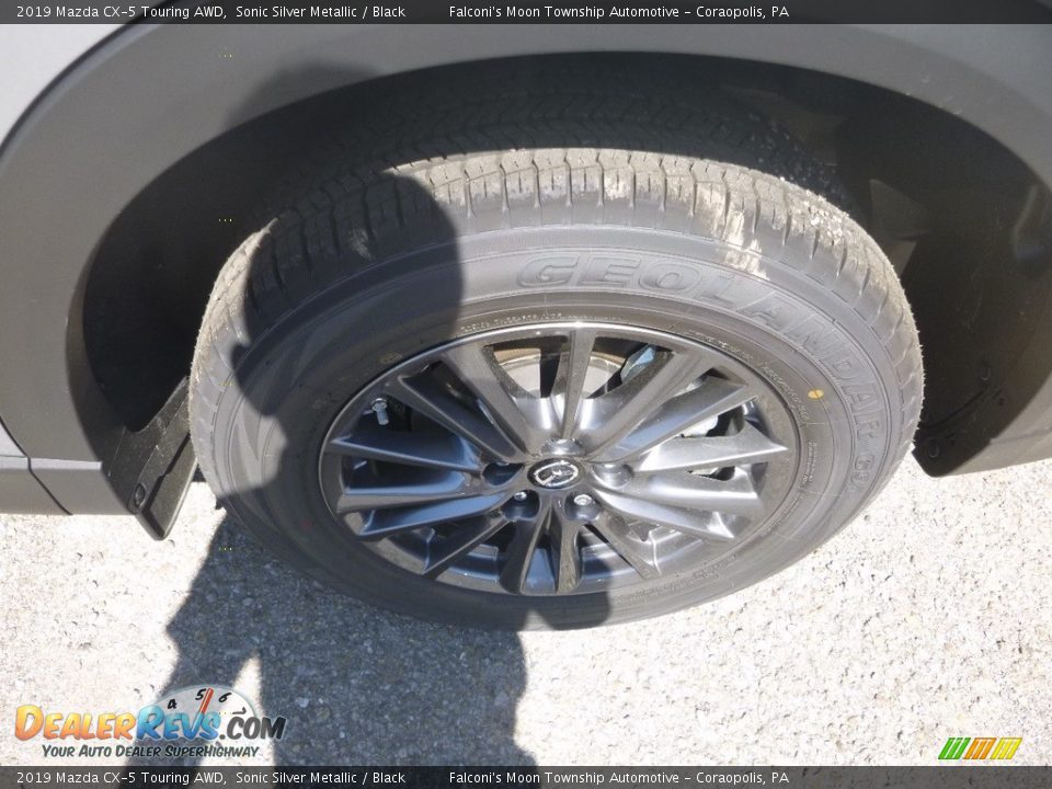 2019 Mazda CX-5 Touring AWD Sonic Silver Metallic / Black Photo #7