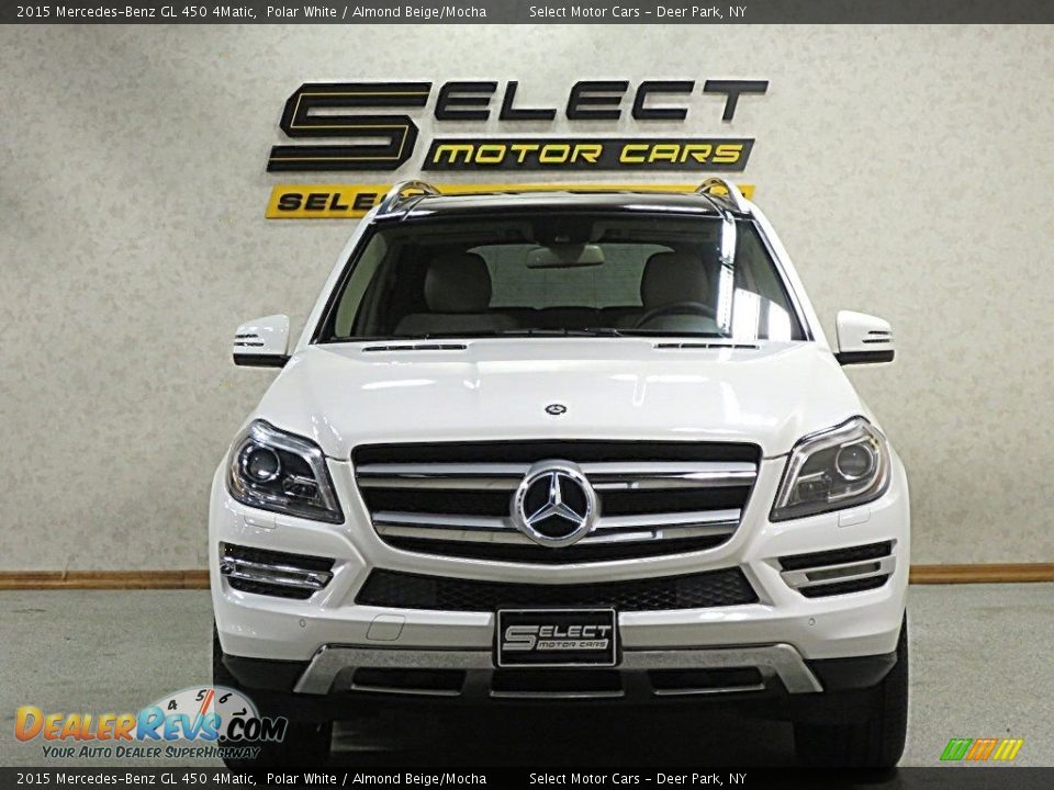 2015 Mercedes-Benz GL 450 4Matic Polar White / Almond Beige/Mocha Photo #2