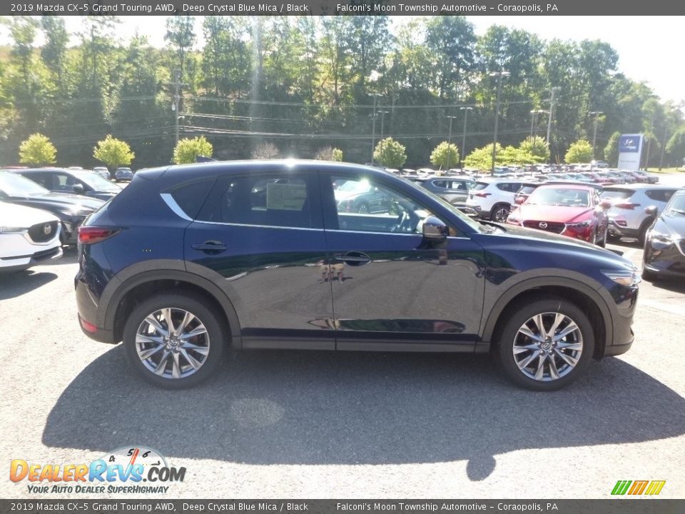 2019 Mazda CX-5 Grand Touring AWD Deep Crystal Blue Mica / Black Photo #1