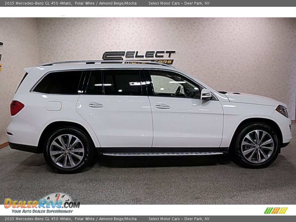 2015 Mercedes-Benz GL 450 4Matic Polar White / Almond Beige/Mocha Photo #4