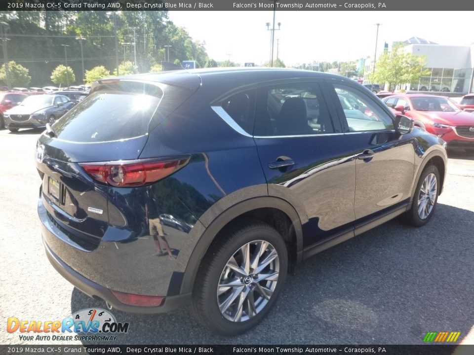 2019 Mazda CX-5 Grand Touring AWD Deep Crystal Blue Mica / Black Photo #2