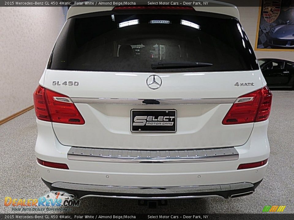 2015 Mercedes-Benz GL 450 4Matic Polar White / Almond Beige/Mocha Photo #5